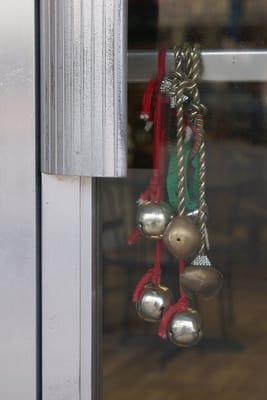 Bells at the front door - how festive!