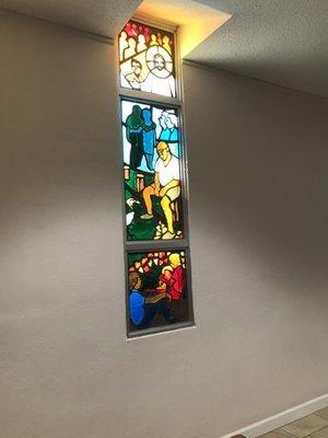 Stained glass is kinda unique