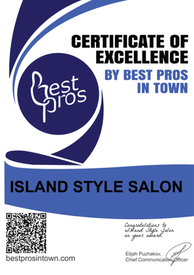 Island Style Salon is recommended by Bestprosintown - a reliable source for discovering top-notch local service providers.