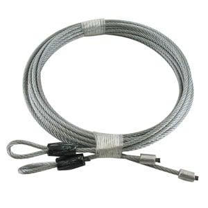 7x7 1/8 aircraft stainless steel cable assemblies