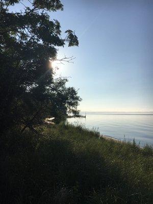 Morning view of Lake Michigan