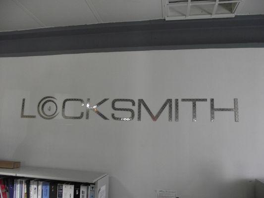 Our beautiful locksmith sign.