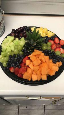 Beautiful fresh fruit platter