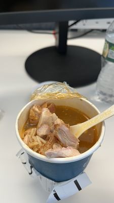 Immunity Broth with added Chicken and Rice