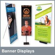 Many other styles of banners and displays. Banners have a three day production and can be up to four color process at no extra charge!