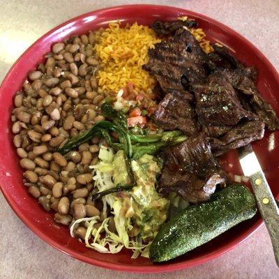 Carne Asada/Azada. I'm so glad we decided to start by ordering just one to share...