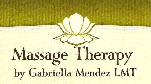 Massage Therapy by Gabriella Mendez