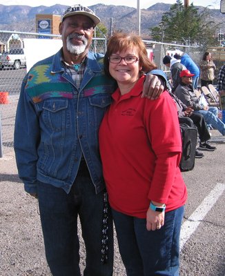 Helping a Veteran at the annual homeless Stand Down