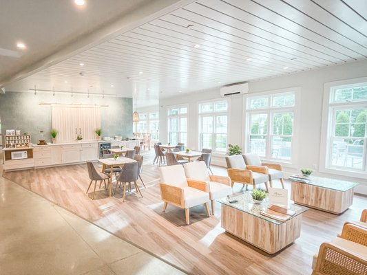 Lounge Area with lots of natural sunlight