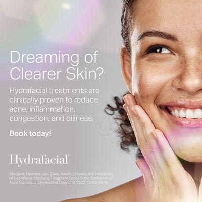 Celebrity favorite for hydrated and glowing skin, the HydraFacial. Schedule yours today! #hydrafacial #medicalspa