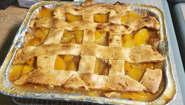 Peach cobbler