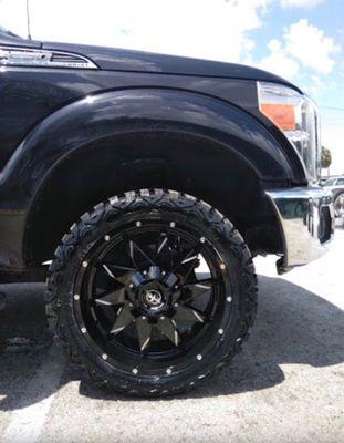 Mud tires and wheels package! $39 down with no credit check