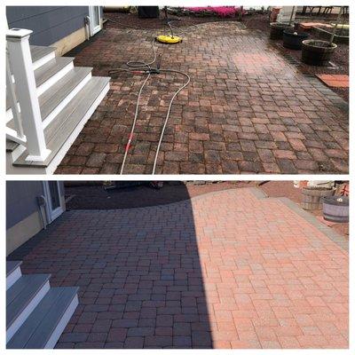 Waders Power Washing Paver Cleaning