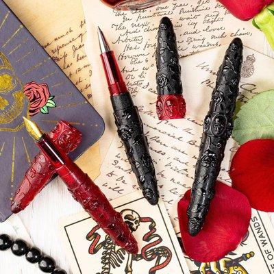 Pre-order your Benu Skulls and Roses pens here today; should be here on the 31st. #penloversparadise #benupens #pens #writinginstruments