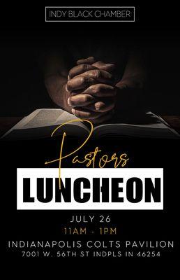 Pastor Luncheon Flyer