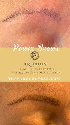 #powerbrows #hennabrows Instagram: @browsthatgowow Threading & Henna Brow Service. Last up to 14 days on skin and up to 6 weeks on hair.