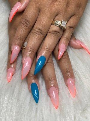 Stiletto nails