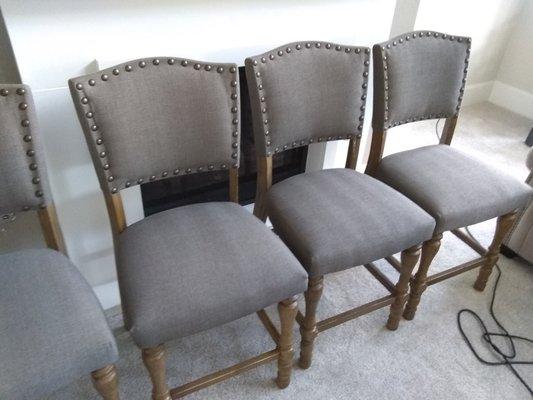 Dining chairs shampoo cleaning service