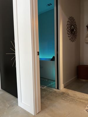 With connecting rooms, you can warm up in the infrared sauna and then head to the cold plunge for some Hot + Cold Therapy.