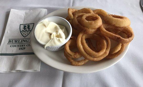 Onion Rings and mayo