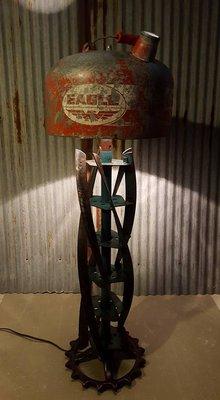 Rustic industrial lighting