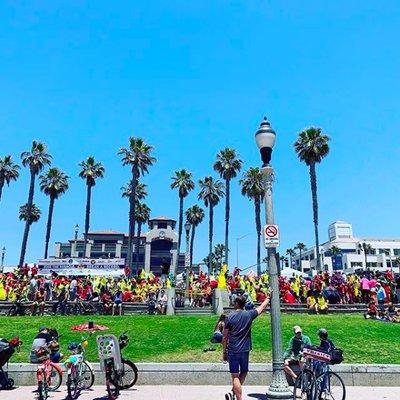 Cycling @ the Huntington Beach Pier