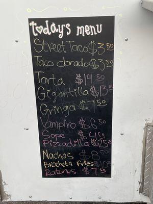 Today's Menu