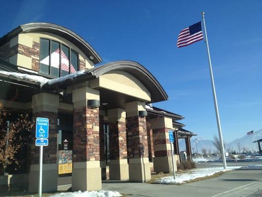 Entrance to the credit union