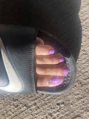 Gel pedicure