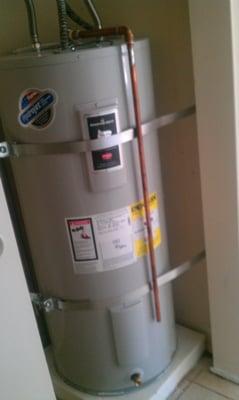 new water heater installation