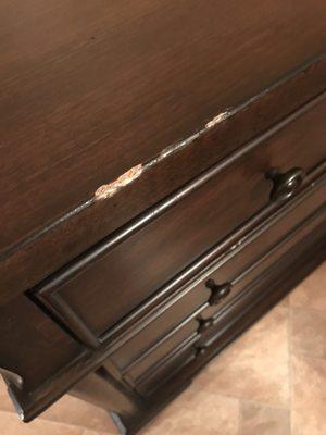 Damaged furniture; furniture was not reassembled as per contract