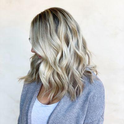 Blonde highlights