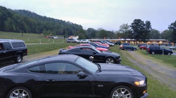 Mustang club night at the movies