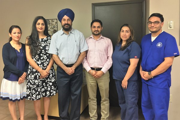 Dr Bhatia and Clinical Trial Team