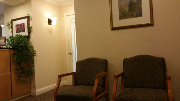 Standard waiting room.