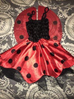 Toddler Halloween costume, 25% off towards the end of Halloween season. Around $3 with wings.