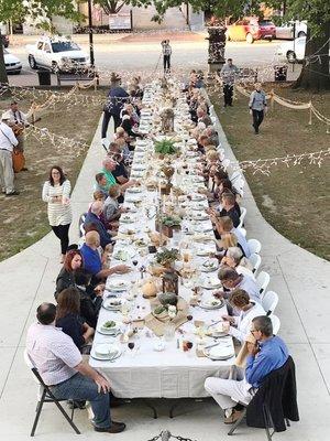 Our first annual Open Air Dinner - it was wonderful.