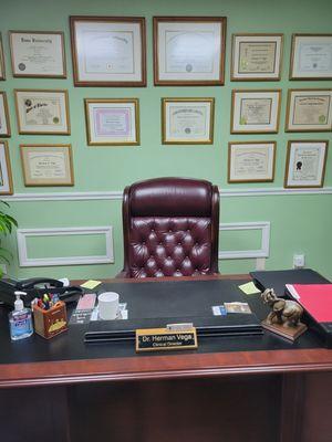 Our Clinic Director's office.