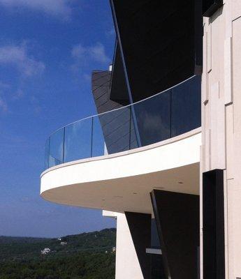 Curved Glass Handrail