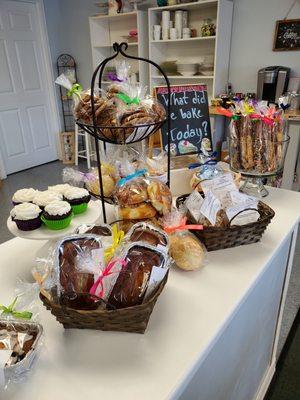 Hobby Hill Counter filled with delicious bakery items