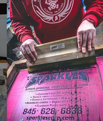 sparkles screen printing high quality screen printing