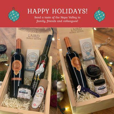 You'll find great gifts for the holidays at www.lairdfamilyestate.com.