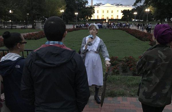 Our group (the Dartmouth College Club of DC) liked Natalie so much we're booking her for the Penn Quarter ghost tour.