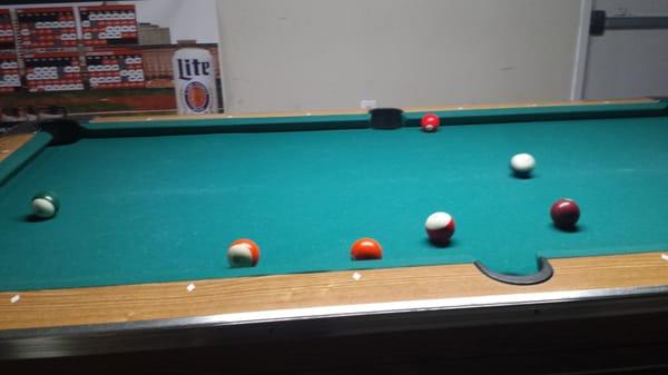 The 1 pool table they have