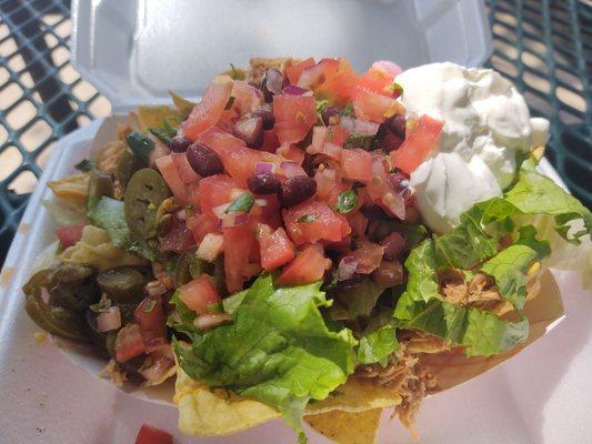 Taco nachos. BOMB!