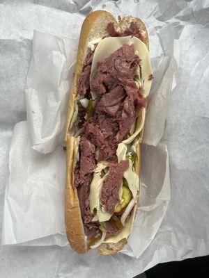 Roast beef sub (small)