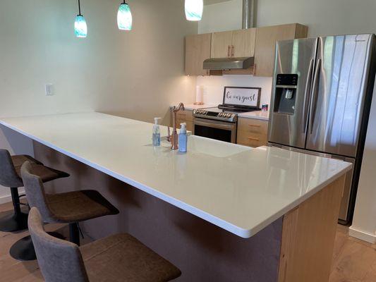 Kitchen in new two bedroom suite