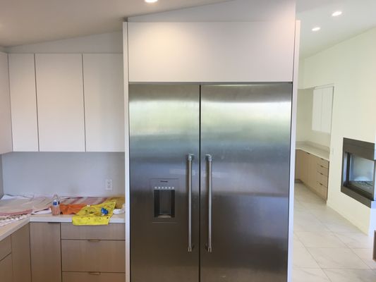 Installation Thermador freezer & Refrigerator