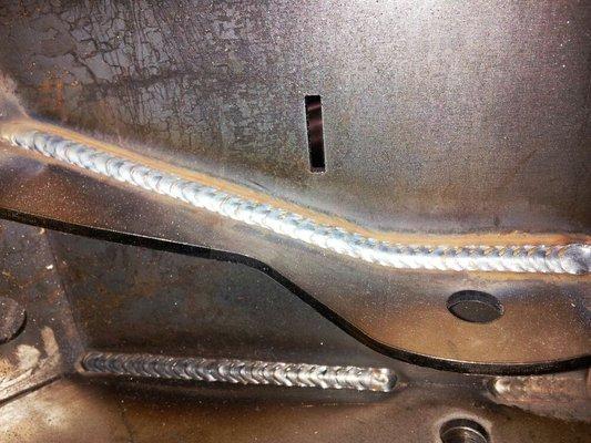 Some more pretty welds from the crew