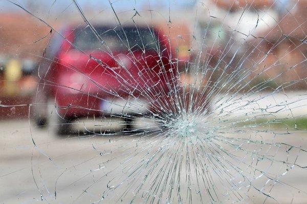 A cracked and damaged windshield can be a major safety issue.